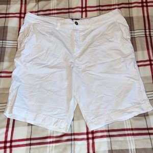 White khaki shorts